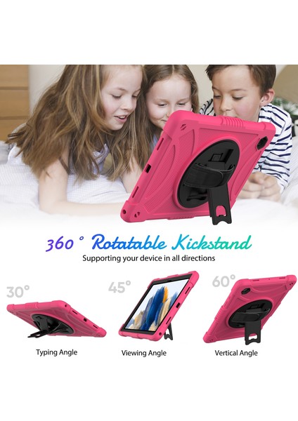 Samsung Galaxy Tab A8 10.5 2021 Silikon + Pc Kılıfı (Yurt Dışından)