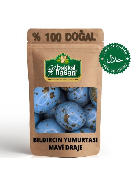 Bıldırcın Yumurtası Mavi Draje 100 gr