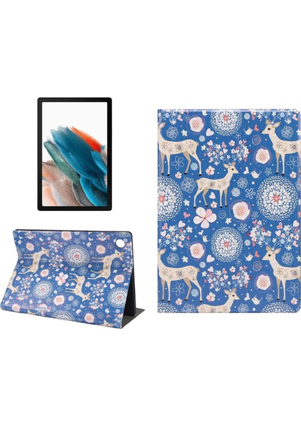 Samsung Galaxy Tab A8 X200 Için Boyalı Tablet Akıllı Kılıf (Yurt Dışından)