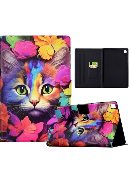 Samsung Galaxy Tab S6 Lite 2024/2022 Için Deri Tablet Kılıfı (Yurt Dışından)