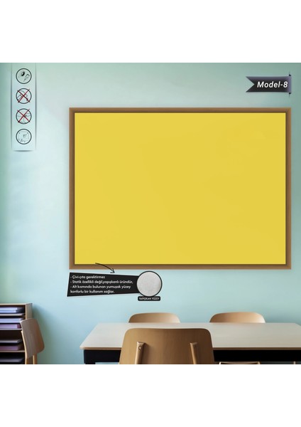 Yapışlı Renkli Profesyonel Tahta ( Model -8) 90 cm x 120 cm 10
