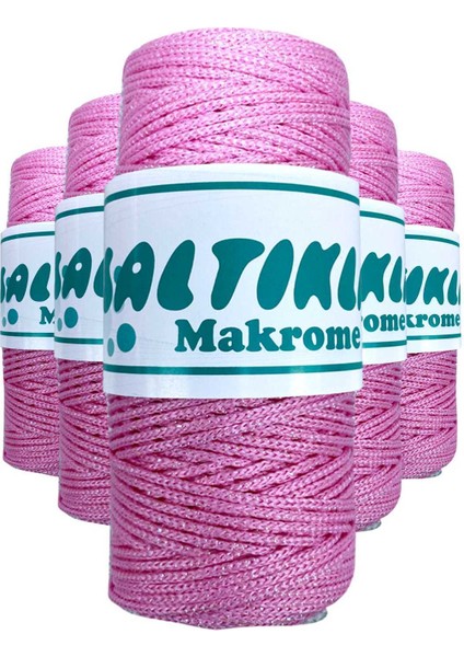 5 Adet Polyester Simli Makrome ipi SS-1545