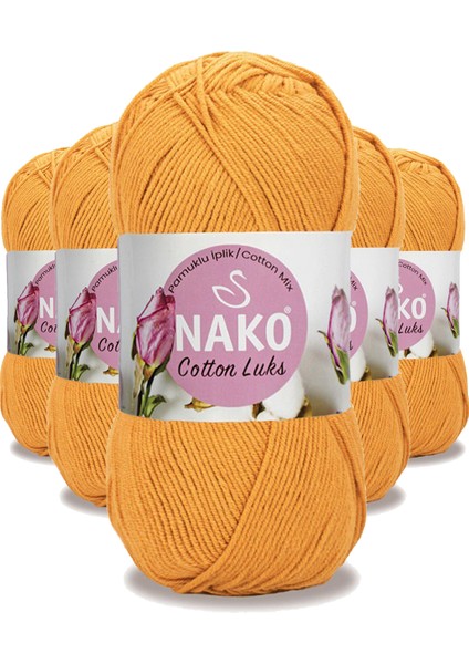 5 Adet Cotton Lüks Yelek Tunik Kazak Bluz Hırka ipi Yünü Koyu Sarı 97553
