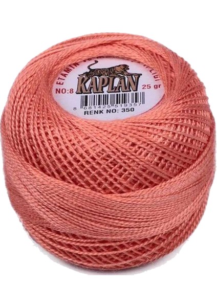 3 Adet Kaplan Etamin ve Kanaviçe Ipi 8 No Kod/renk: 495 - 350 - 783 - Ryl