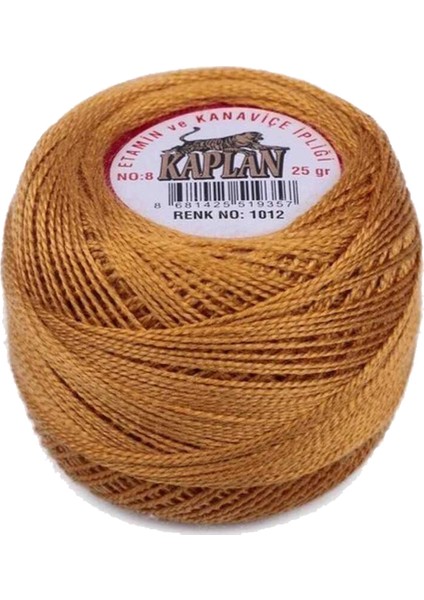 3 Adet Kaplan Etamin ve Kanaviçe Ipi 8 No Kod/renk: 118 - 305 - 1012 - Ryl