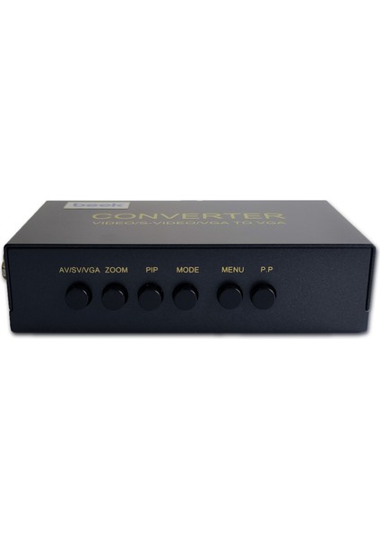 Kompozit Video &amp; S-Video Sinyalini &lt;-&gt; VGA Sinyaline Çevirici&lt;br&gt;Beek CCTV to VGA Monitor