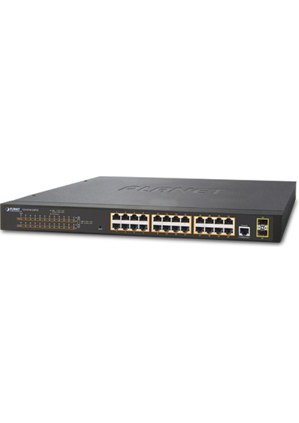 PL-GS-4210-24P2S 24 Port Gigbit Poe 2 Port Sfp 300W Poe Yönetilebilir Switch