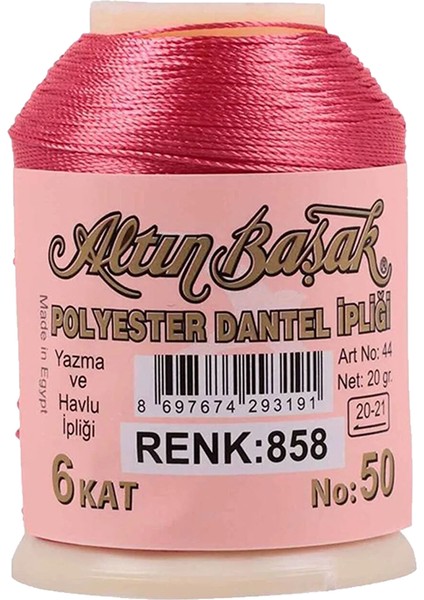 3 Adet Altınbaşak Oya ve Dantel Ipi 20 gr - Royaleks - No: 858