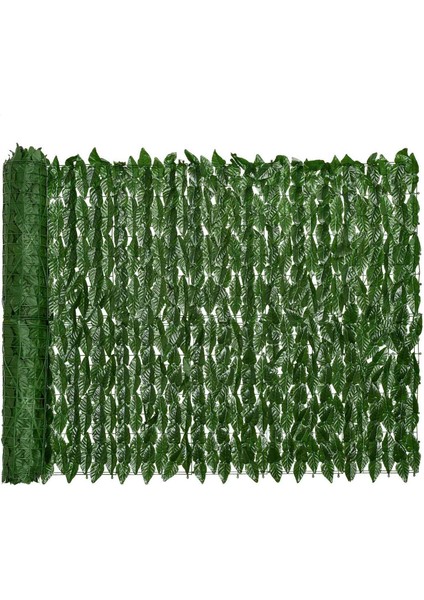 Yapay Sarmaşık Gizlilik Çit Ekranı 0.5x3 M Yapay Çitler Çit ve Açık Bahçe Için Sahte Sarmaşık Asma Yaprağı Dekorasyon (Yurt Dışından)