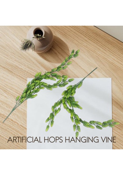 Adet Yapay Çiçek Şerbetçiotu Vine Garland Bitki Sahte Asılı Asma Yeşillik Kapalı Açık Ön Sundurma Çiçek Dekor (Yurt Dışından) fiyatları