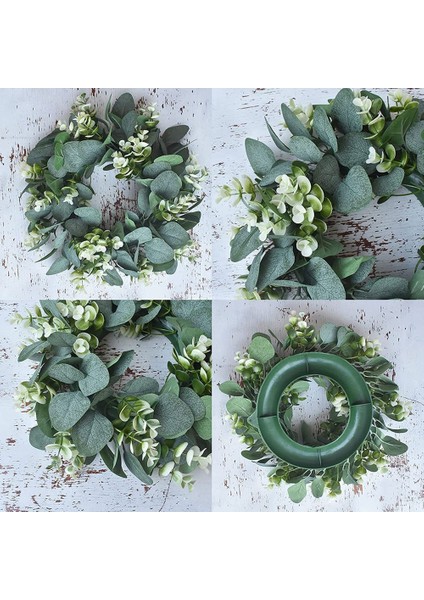 2 Paket Yeşil Okaliptüs Çelenk Yuvarlak Çelenk Yapay Çelenk Çiftlik Evi Çelenk Kapı Duvar Pencere Deco Için, 12 Inç/pc (Yurt Dışından) indirimleri