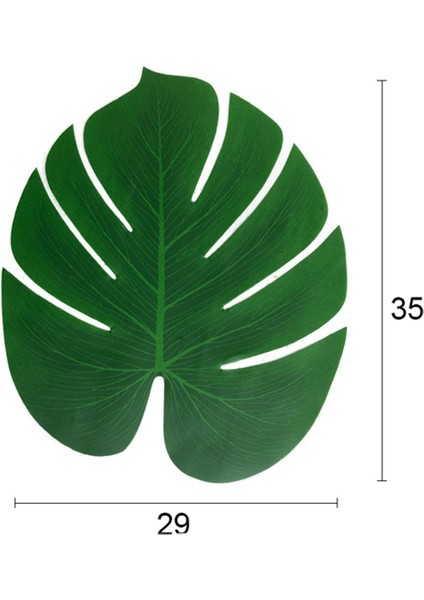 Yapay Tropikal Palmiye Yaprakları Orman Parti Dekorasyonu Hayvan Yaz Hawaii Düğün Ev Masa Dekoru M (Yurt Dışından) fırsatları