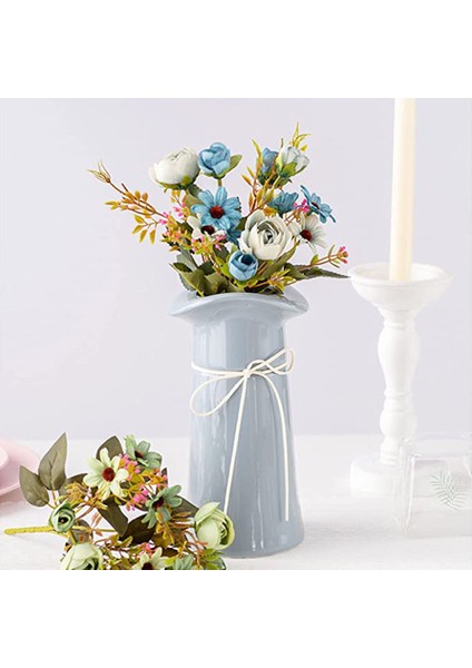 Yapay Çiçek Düğün Gelin Buketi Ev Dekorasyonu Çiçek Simülasyon Buketi (Mor) (Yurt Dışından) fırsatları