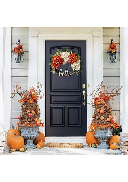 Sonbahar Çelengi, Ön Kapı Çelengi, Ortanca Çelengi, Sonbahar Çelengi, Sonbahar Dekoru Için Çelenk Şükran Günü Sonbaharı (Yurt Dışından) indirimleri