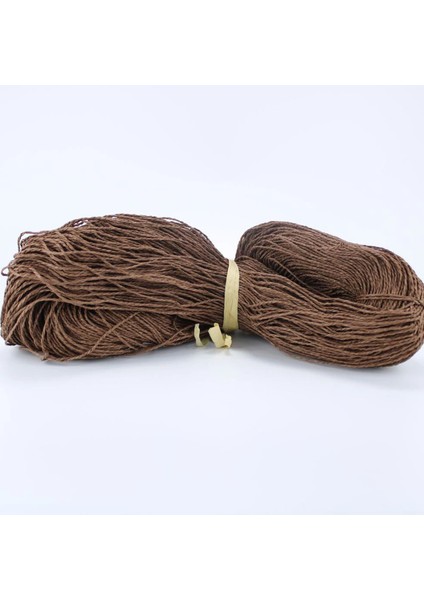 Kahverenk Renk Çile Kağıt ip Çanta ipi Supla ipi No:43 - (550-600 Gr)