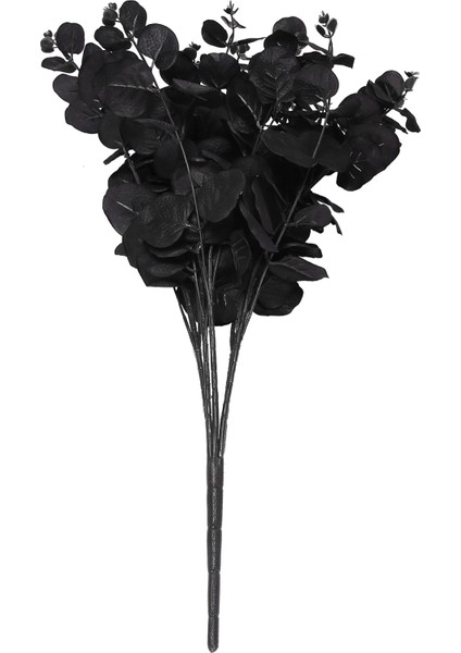20 Kafa Yapay Siyah Okaliptüs Sahte Çiçek Bitki Düğün Parti Dekorasyon (Yurt Dışından)
