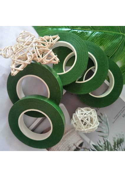 24 Rulo Çiçek Bant Çiçekçi Kağıt Kök Buket Kök Sarma Çiçek Aranjmanı Için Sarma Bandı (1/2 Inç x 30 Yards) (Yurt Dışından)