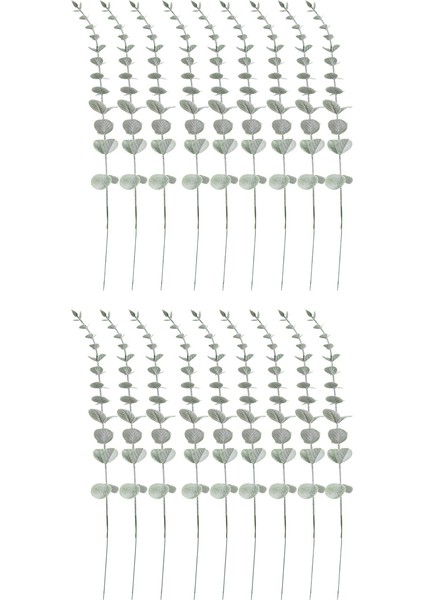 18 Parça Okaliptüs Kaynaklanıyor Yapay Okaliptüs Yaprağı Kaynaklanıyor Gerçek Gri Yeşil Dokunmatik Yaprak Dalları (Yurt Dışından) fiyatları