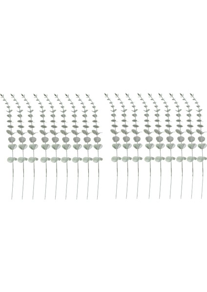 18 Parça Okaliptüs Kaynaklanıyor Yapay Okaliptüs Yaprağı Kaynaklanıyor Gerçek Gri Yeşil Dokunmatik Yaprak Dalları (Yurt Dışından) modelleri