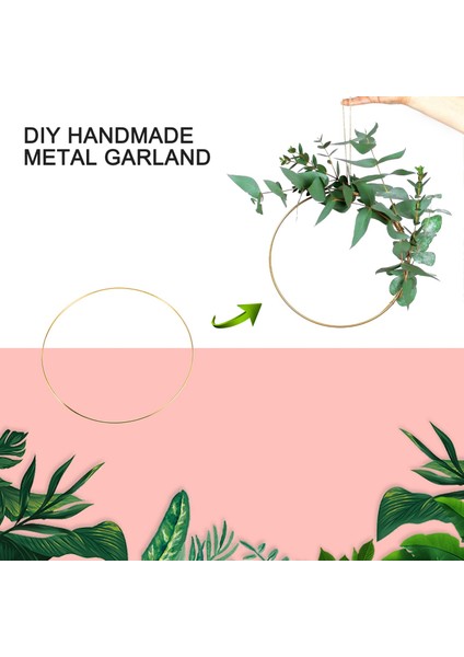 10 Adet 30 cm Büyük Metal Çelenk Çelenk Püskül Altın El Sanatları Yüzük Dıy Düğün Çelenk Dekorasyon, Rüya Takip ve Duvar Asılı El Sanatları (Yurt Dışından) indirimleri