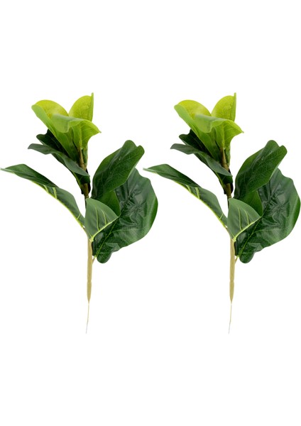 Küçük Yapay Keman Yaprak Ağacı 11 Inç Sahte Ficus Lyrata Ağacı Ev Düğün Avlu Için Kapalı ve Açık Dekorasyon (Yurt Dışından)