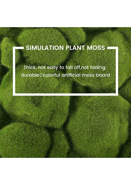 Çim Mat-Taş Şekli Kapalı Yeşil Yapay Çimler Çim Halılar Ev Otel Duvar Balkon Dekor Için Sahte Çim Moss (Yurt Dışından) fırsatları