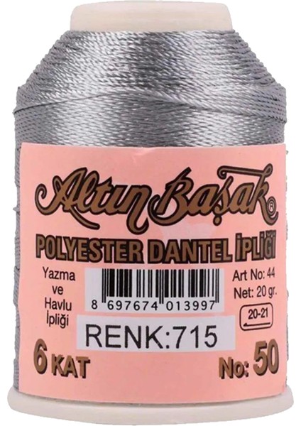 3 Adet Altınbaşak Oya ve Dantel Ipi 20 gr - Royaleks - No: 239 - 329 - 715