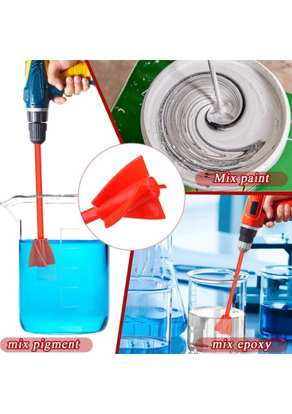 12 Adet Epoksi Karıştırıcı Ataşmanı Matkap Helix Boya Karıştırıcısı Yeniden Kullanılabilir Reçine Karıştırıcı Boya Karıştırıcıları Matkap Ataşmanı (Yurt Dışından)