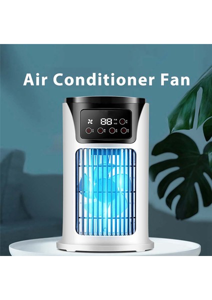 Hava Soğutucu Ev Yurt Öğrenci Masaüstü Elektrikli Fan Küçük Rüzgar Ofis USB Soğutma Klima Fanı (Yurt Dışından) modelleri