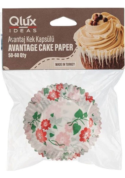 Avantaj Küçük Yuvarlak - Brownı Poşet Ambalaj Kağıt Kek Kapsülü (3791)