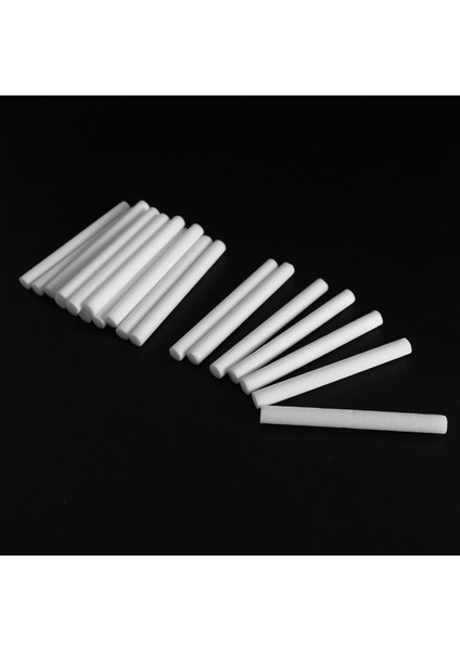 20 Adet Nemlendirici Filtreler USB Nemlendirici Aroma Difüzörler Sis Makinesi Hava Nemlendirici Için Yedek Pamuklu Sünger Çubuk (Yurt Dışından)