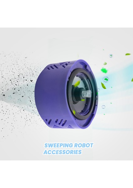 Dyson V6 Absolute Kablosuz Dikey Elektrikli Süpürge Için 1 Ön Filtre ve 1 Hepa Filtre Seti. Parça No. 965661-01 ve 966741-01'I Değiştirir (Yurt Dışından) modelleri