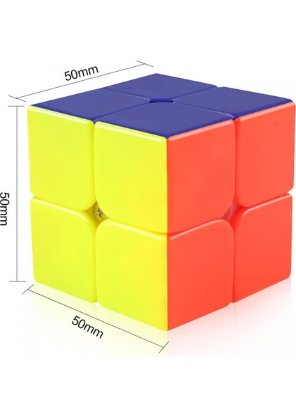 Saytay Cyclone Boys 2x2 Hız Küp Etiketsiz 2'ye 2 Sihirli Küp Bulmacalar Oyuncaklar 50MM ST-0011 (Yurt Dışından)