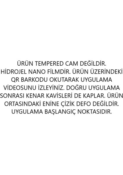 Redmi Note 14 Pro ile Uyumlu Hidrojel Nano Ekran Koruyucu Film Mat(Tempered Cam Değildir!)