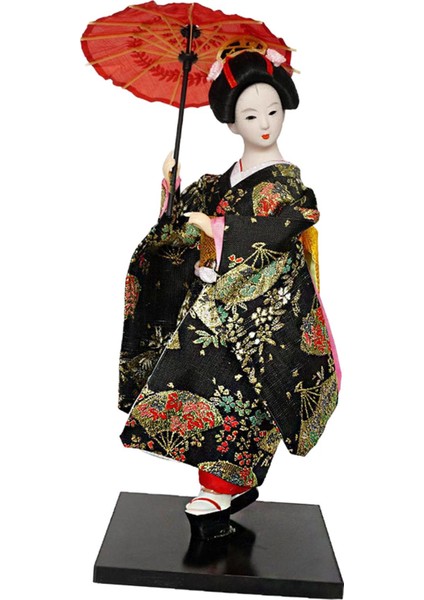 Japon Kimono Geyşa Heykeli Doğum Günü Heykelcik D (Yurt Dışından)