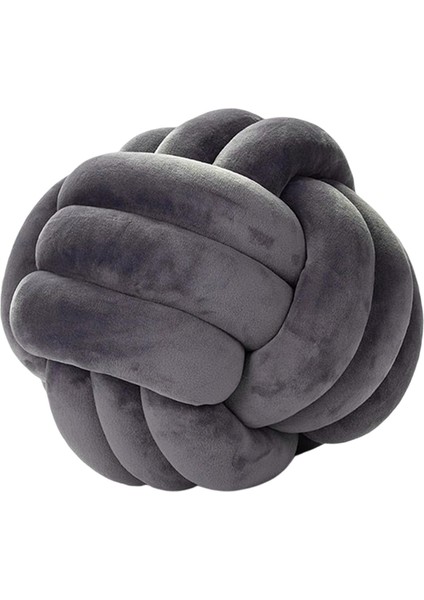 Ev Dekorasyonu Için Yuvarlak Düğüm Ik Yuvarlak Fotoğraf Sahne 22 cm Gri (Yurt Dışından)