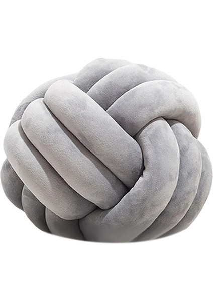 Yuvarlak Düğüm Ik Yuvarlak Fotoğraf Sahne Ev Dekorasyonu Için 22 cm Açık Gri (Yurt Dışından)