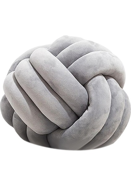 Yuvarlak Düğüm Ik Yuvarlak Fotoğraf Sahne Ev Dekorasyonu Için 22 cm Açık Gri (Yurt Dışından)