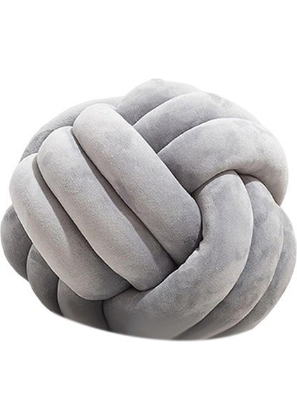Yuvarlak Düğüm Ik Yuvarlak Fotoğraf Sahne Ev Dekorasyonu Için 22 cm Açık Gri (Yurt Dışından)