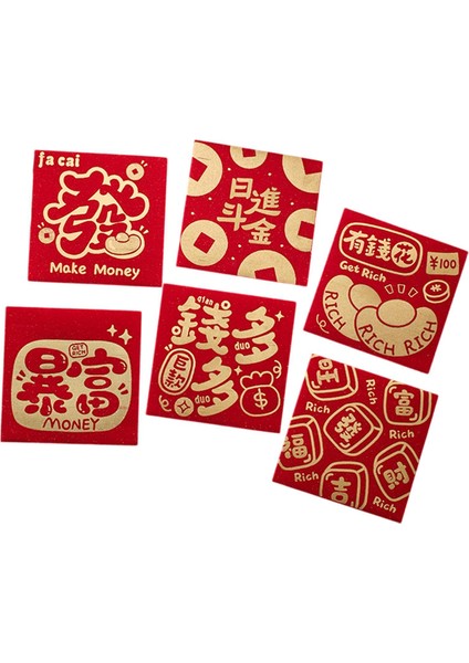 6x Çin Kırmızı Parti Düğün Doğum Günleri Için Hong Bao A (Yurt Dışından) fiyatları