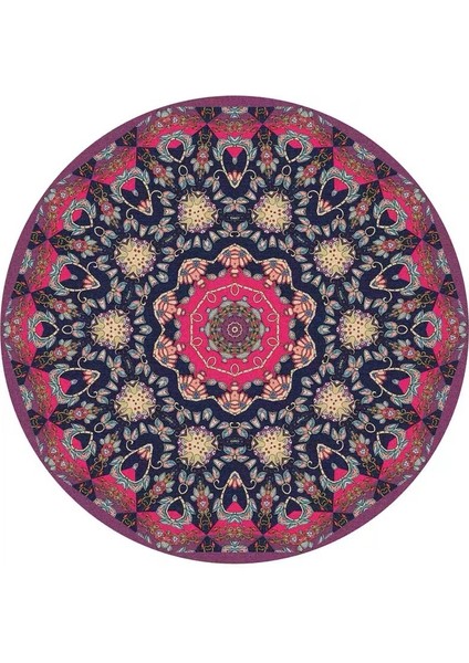 Vintage Çiçekli Farsça Halı Etnik Kapı Paspası Bohem Tarzı Oturma Odası Halı Zemin Paspası (Yurt Dışından)