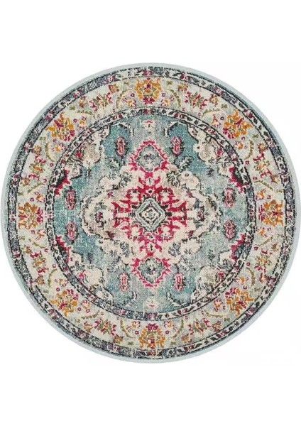 Vintage Çiçekli Farsça Halı Etnik Kapı Paspası Bohem Tarzı Oturma Odası Halı Zemin Paspası (Yurt Dışından)