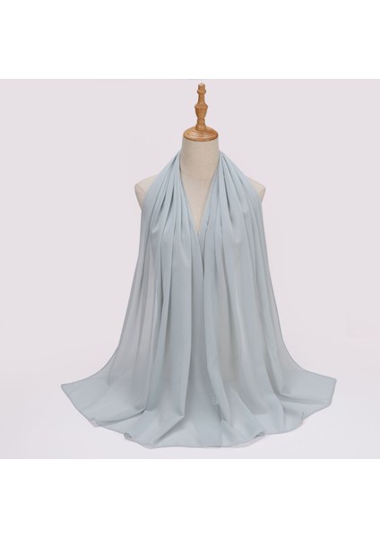 Eşarp Baş Bandı Yumuşak Degrade Renkli Stil Eşarp Geniş Yan Ince Şal (Yurt Dışından)