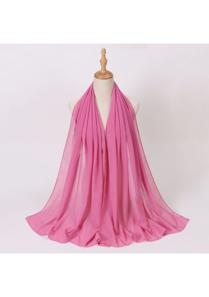 Eşarp Baş Bandı Yumuşak Degrade Renkli Stil Eşarp Geniş Yan Ince Şal (Yurt Dışından)