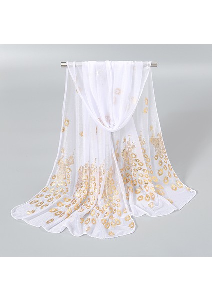 Pamuk ve Keten Eşarp Sarong Kadın Yaz Şal Güneş Kremi Plaj Havlusu Büyük Ipek Eşarp Sarong Başörtüsü (Yurt Dışından)