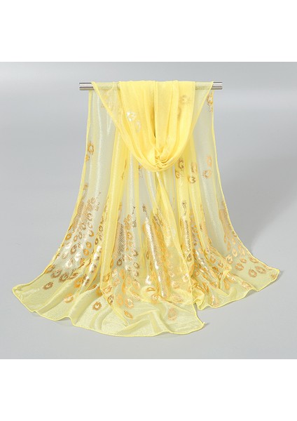 Pamuk ve Keten Eşarp Sarong Kadın Yaz Şal Güneş Kremi Plaj Havlusu Büyük Ipek Eşarp Sarong Başörtüsü (Yurt Dışından)