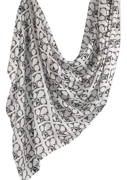 Eşarp Baş Bandı Yumuşak Degrade Renkli Stil Eşarp Geniş Yan Ince Şal (Yurt Dışından)