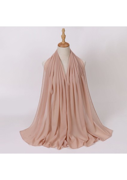 Eşarp Baş Bandı Yumuşak Degrade Renkli Stil Eşarp Geniş Yan Ince Şal (Yurt Dışından)