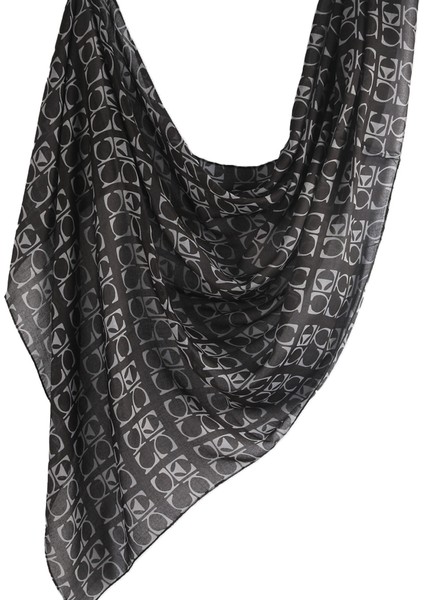 Eşarp Baş Bandı Yumuşak Degrade Renkli Stil Eşarp Geniş Yan Ince Şal (Yurt Dışından)