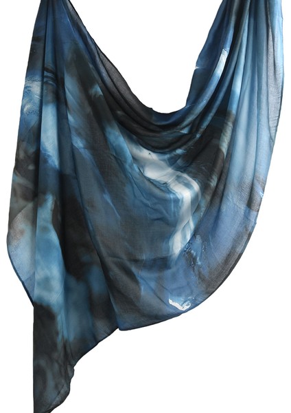 Eşarp Baş Bandı Yumuşak Degrade Renkli Stil Eşarp Geniş Yan Ince Şal (Yurt Dışından)